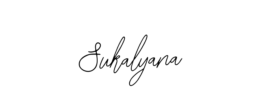 The best way (Bearetta-2O07w) to make a short signature is to pick only two or three words in your name. The name Sukalyana include a total of six letters. For converting this name. Sukalyana signature style 12 images and pictures png