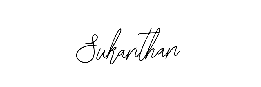 Use a signature maker to create a handwritten signature online. With this signature software, you can design (Bearetta-2O07w) your own signature for name Sukanthan. Sukanthan signature style 12 images and pictures png