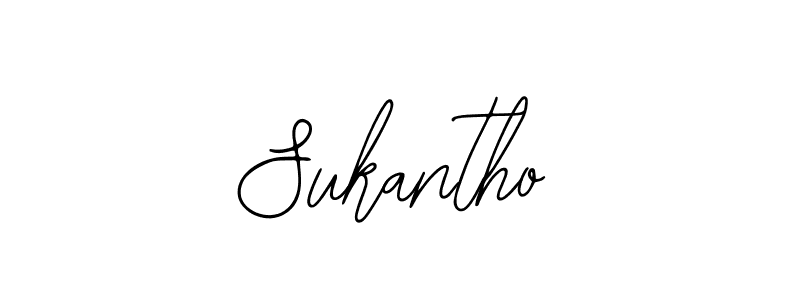 How to make Sukantho signature? Bearetta-2O07w is a professional autograph style. Create handwritten signature for Sukantho name. Sukantho signature style 12 images and pictures png