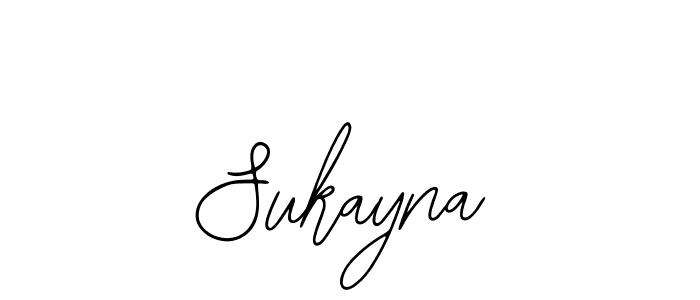 Use a signature maker to create a handwritten signature online. With this signature software, you can design (Bearetta-2O07w) your own signature for name Sukayna. Sukayna signature style 12 images and pictures png