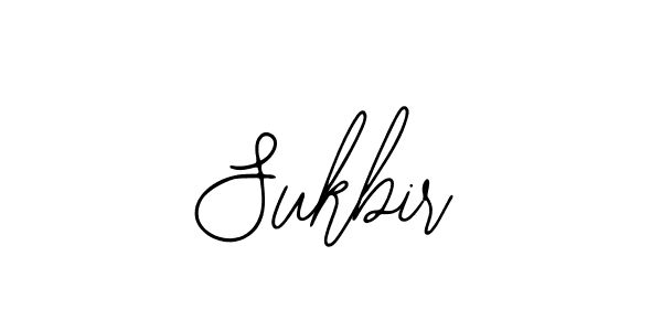 Design your own signature with our free online signature maker. With this signature software, you can create a handwritten (Bearetta-2O07w) signature for name Sukbir. Sukbir signature style 12 images and pictures png