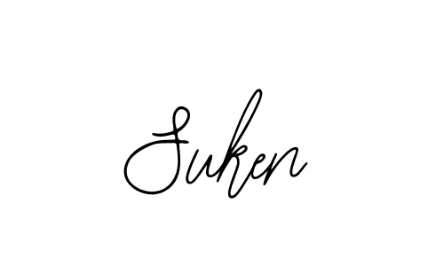 You should practise on your own different ways (Bearetta-2O07w) to write your name (Suken) in signature. don't let someone else do it for you. Suken signature style 12 images and pictures png