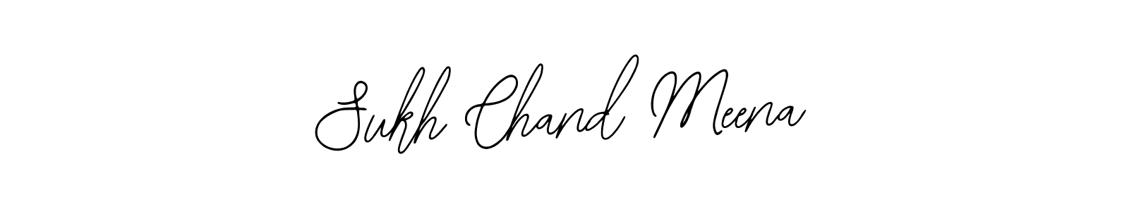 Use a signature maker to create a handwritten signature online. With this signature software, you can design (Bearetta-2O07w) your own signature for name Sukh Chand Meena. Sukh Chand Meena signature style 12 images and pictures png