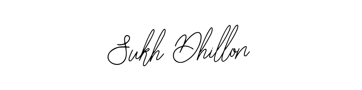 How to make Sukh Dhillon name signature. Use Bearetta-2O07w style for creating short signs online. This is the latest handwritten sign. Sukh Dhillon signature style 12 images and pictures png