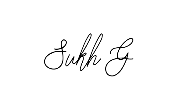 It looks lik you need a new signature style for name Sukh G. Design unique handwritten (Bearetta-2O07w) signature with our free signature maker in just a few clicks. Sukh G signature style 12 images and pictures png