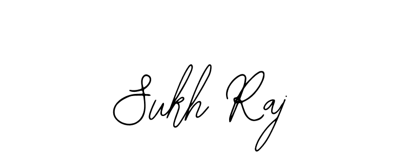You should practise on your own different ways (Bearetta-2O07w) to write your name (Sukh Raj) in signature. don't let someone else do it for you. Sukh Raj signature style 12 images and pictures png