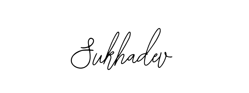 How to make Sukhadev name signature. Use Bearetta-2O07w style for creating short signs online. This is the latest handwritten sign. Sukhadev signature style 12 images and pictures png