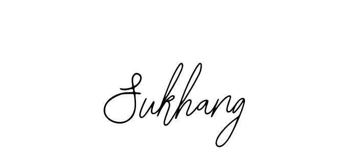How to make Sukhang name signature. Use Bearetta-2O07w style for creating short signs online. This is the latest handwritten sign. Sukhang signature style 12 images and pictures png