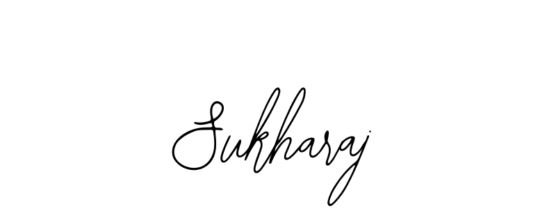 How to make Sukharaj name signature. Use Bearetta-2O07w style for creating short signs online. This is the latest handwritten sign. Sukharaj signature style 12 images and pictures png