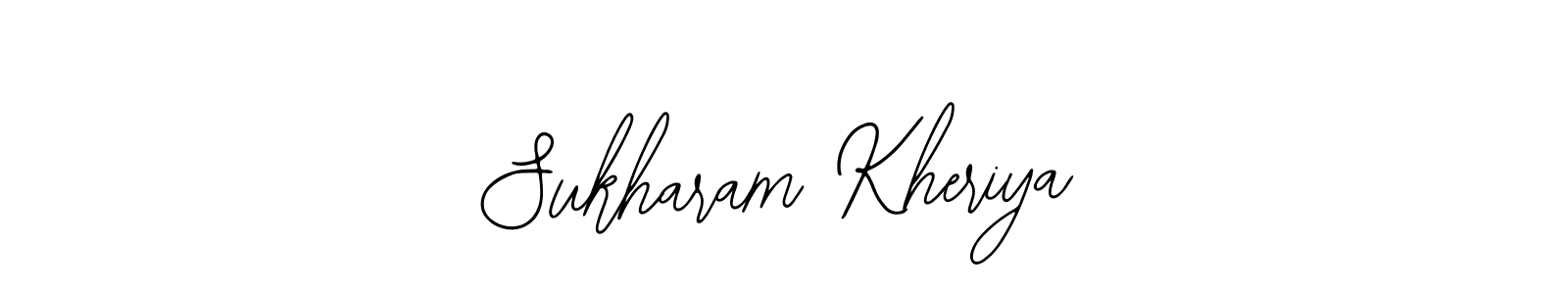 It looks lik you need a new signature style for name Sukharam Kheriya. Design unique handwritten (Bearetta-2O07w) signature with our free signature maker in just a few clicks. Sukharam Kheriya signature style 12 images and pictures png