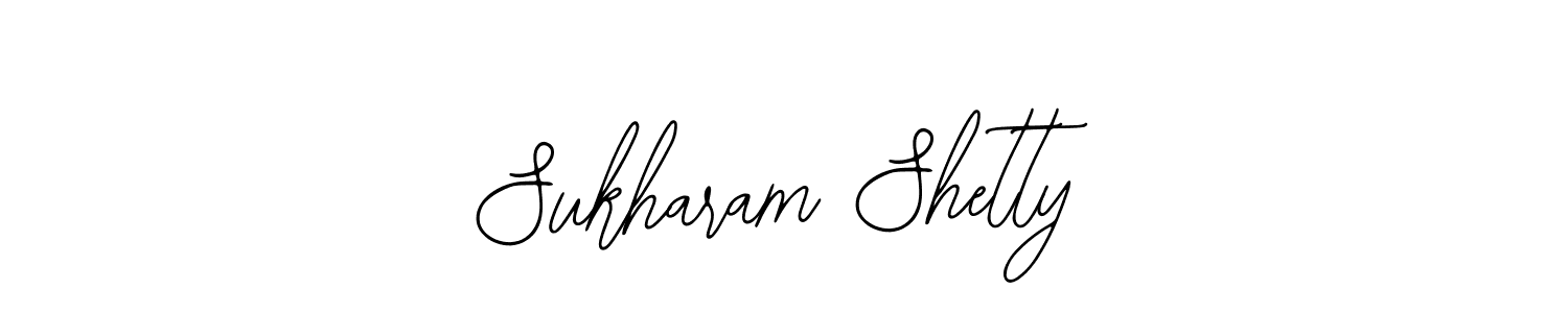 How to make Sukharam Shetty signature? Bearetta-2O07w is a professional autograph style. Create handwritten signature for Sukharam Shetty name. Sukharam Shetty signature style 12 images and pictures png