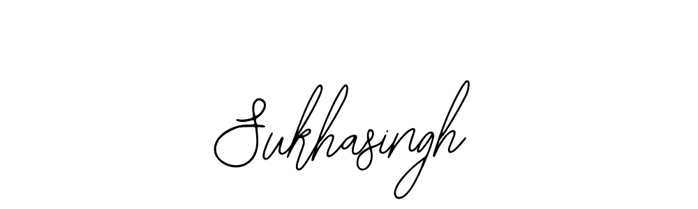 Use a signature maker to create a handwritten signature online. With this signature software, you can design (Bearetta-2O07w) your own signature for name Sukhasingh. Sukhasingh signature style 12 images and pictures png