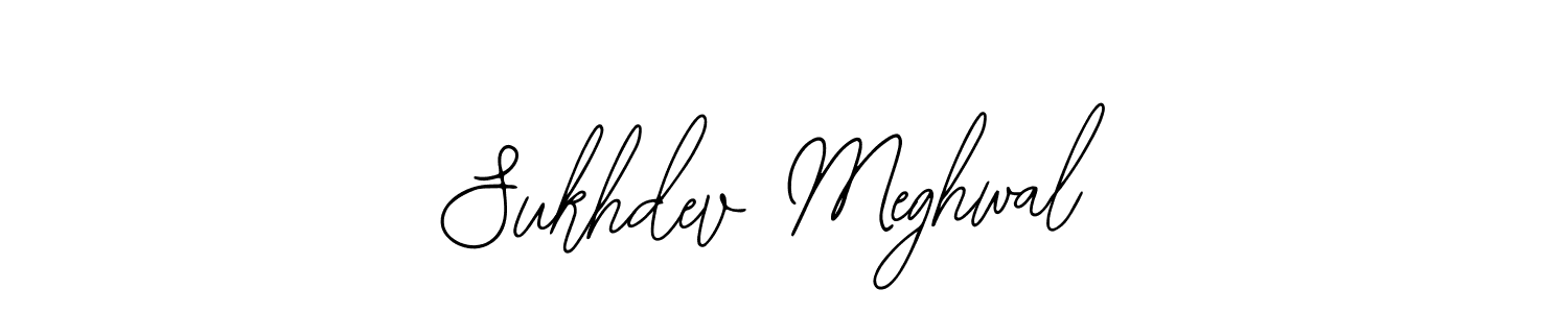 Use a signature maker to create a handwritten signature online. With this signature software, you can design (Bearetta-2O07w) your own signature for name Sukhdev Meghwal. Sukhdev Meghwal signature style 12 images and pictures png