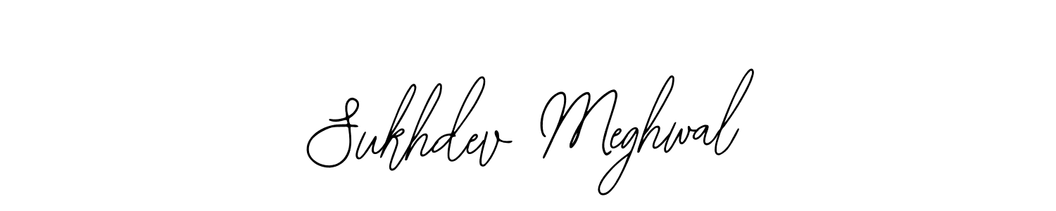 Use a signature maker to create a handwritten signature online. With this signature software, you can design (Bearetta-2O07w) your own signature for name Sukhdev Meghwal. Sukhdev Meghwal signature style 12 images and pictures png