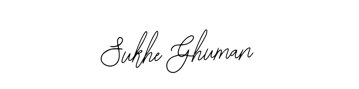 Use a signature maker to create a handwritten signature online. With this signature software, you can design (Bearetta-2O07w) your own signature for name Sukhe Ghuman. Sukhe Ghuman signature style 12 images and pictures png