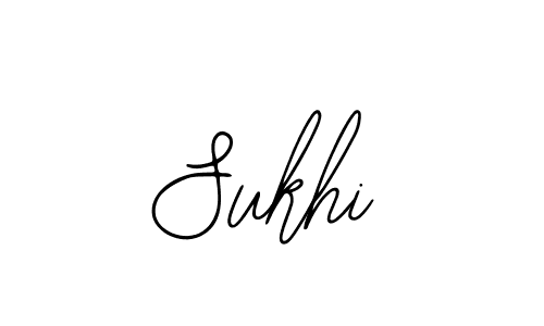 Use a signature maker to create a handwritten signature online. With this signature software, you can design (Bearetta-2O07w) your own signature for name Sukhi. Sukhi signature style 12 images and pictures png