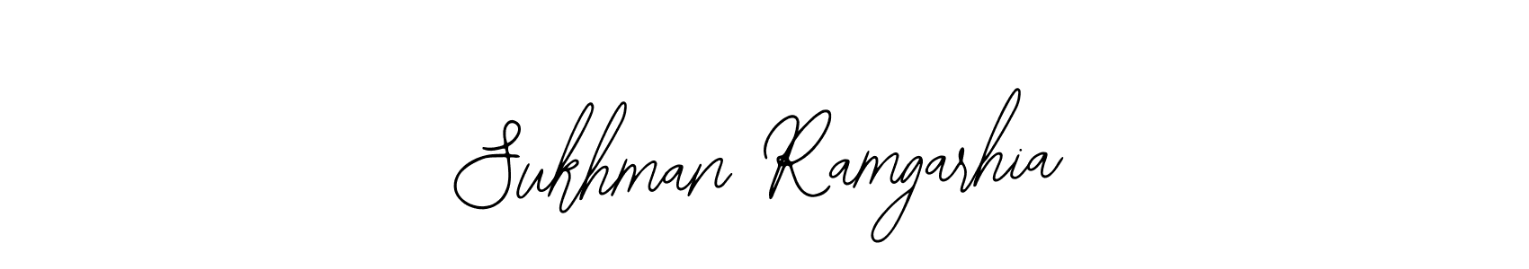 Similarly Bearetta-2O07w is the best handwritten signature design. Signature creator online .You can use it as an online autograph creator for name Sukhman Ramgarhia. Sukhman Ramgarhia signature style 12 images and pictures png