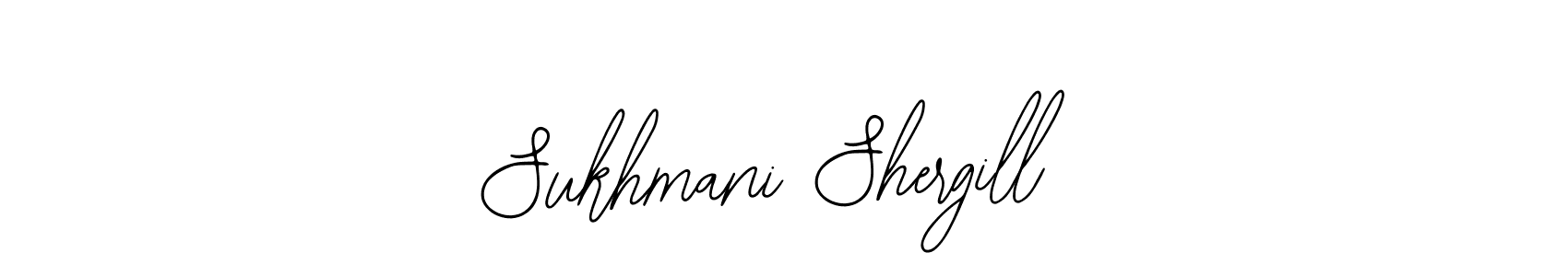 Make a beautiful signature design for name Sukhmani Shergill. Use this online signature maker to create a handwritten signature for free. Sukhmani Shergill signature style 12 images and pictures png