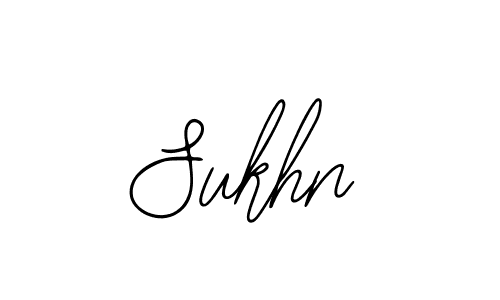 Sukhn stylish signature style. Best Handwritten Sign (Bearetta-2O07w) for my name. Handwritten Signature Collection Ideas for my name Sukhn. Sukhn signature style 12 images and pictures png