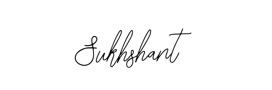 The best way (Bearetta-2O07w) to make a short signature is to pick only two or three words in your name. The name Sukhshant include a total of six letters. For converting this name. Sukhshant signature style 12 images and pictures png