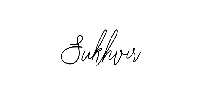 Sukhvir stylish signature style. Best Handwritten Sign (Bearetta-2O07w) for my name. Handwritten Signature Collection Ideas for my name Sukhvir. Sukhvir signature style 12 images and pictures png