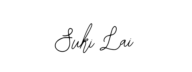 How to make Suki Lai name signature. Use Bearetta-2O07w style for creating short signs online. This is the latest handwritten sign. Suki Lai signature style 12 images and pictures png