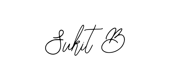 It looks lik you need a new signature style for name Sukit B. Design unique handwritten (Bearetta-2O07w) signature with our free signature maker in just a few clicks. Sukit B signature style 12 images and pictures png