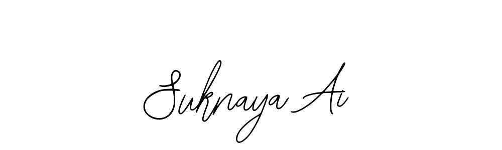 Similarly Bearetta-2O07w is the best handwritten signature design. Signature creator online .You can use it as an online autograph creator for name Suknaya Ai. Suknaya Ai signature style 12 images and pictures png