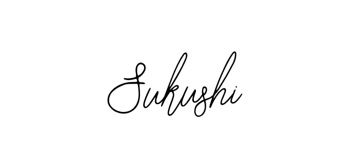 Design your own signature with our free online signature maker. With this signature software, you can create a handwritten (Bearetta-2O07w) signature for name Sukushi. Sukushi signature style 12 images and pictures png