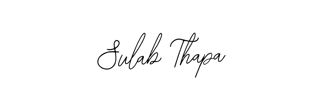 Create a beautiful signature design for name Sulab Thapa. With this signature (Bearetta-2O07w) fonts, you can make a handwritten signature for free. Sulab Thapa signature style 12 images and pictures png