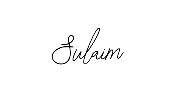 How to make Sulaim signature? Bearetta-2O07w is a professional autograph style. Create handwritten signature for Sulaim name. Sulaim signature style 12 images and pictures png