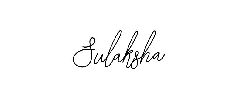 You should practise on your own different ways (Bearetta-2O07w) to write your name (Sulaksha) in signature. don't let someone else do it for you. Sulaksha signature style 12 images and pictures png