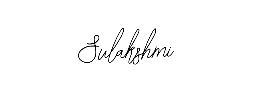 You should practise on your own different ways (Bearetta-2O07w) to write your name (Sulakshmi) in signature. don't let someone else do it for you. Sulakshmi signature style 12 images and pictures png