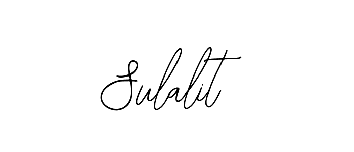 if you are searching for the best signature style for your name Sulalit. so please give up your signature search. here we have designed multiple signature styles  using Bearetta-2O07w. Sulalit signature style 12 images and pictures png