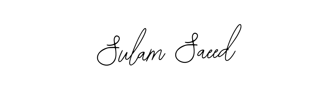 Best and Professional Signature Style for Sulam Saeed. Bearetta-2O07w Best Signature Style Collection. Sulam Saeed signature style 12 images and pictures png
