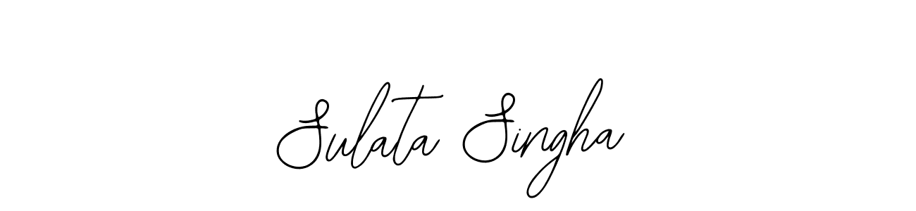 Design your own signature with our free online signature maker. With this signature software, you can create a handwritten (Bearetta-2O07w) signature for name Sulata Singha. Sulata Singha signature style 12 images and pictures png