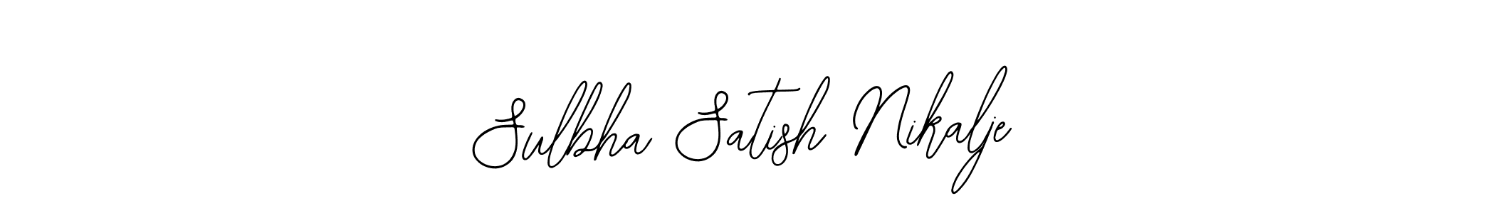 Here are the top 10 professional signature styles for the name Sulbha Satish Nikalje. These are the best autograph styles you can use for your name. Sulbha Satish Nikalje signature style 12 images and pictures png