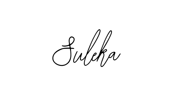 You should practise on your own different ways (Bearetta-2O07w) to write your name (Suleka) in signature. don't let someone else do it for you. Suleka signature style 12 images and pictures png