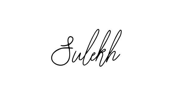 You should practise on your own different ways (Bearetta-2O07w) to write your name (Sulekh) in signature. don't let someone else do it for you. Sulekh signature style 12 images and pictures png