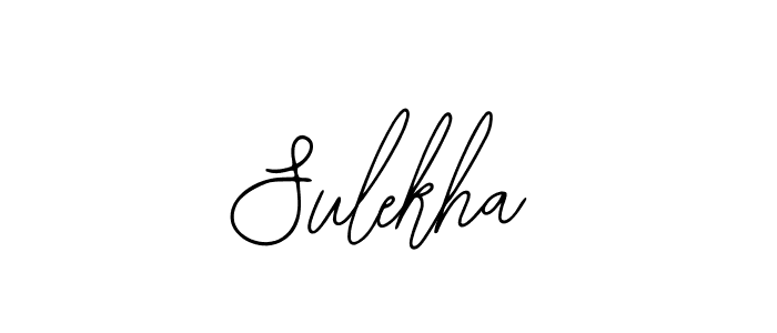 if you are searching for the best signature style for your name Sulekha. so please give up your signature search. here we have designed multiple signature styles  using Bearetta-2O07w. Sulekha signature style 12 images and pictures png