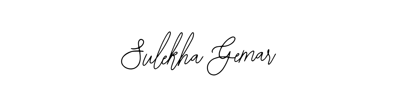 Make a short Sulekha Gemar signature style. Manage your documents anywhere anytime using Bearetta-2O07w. Create and add eSignatures, submit forms, share and send files easily. Sulekha Gemar signature style 12 images and pictures png