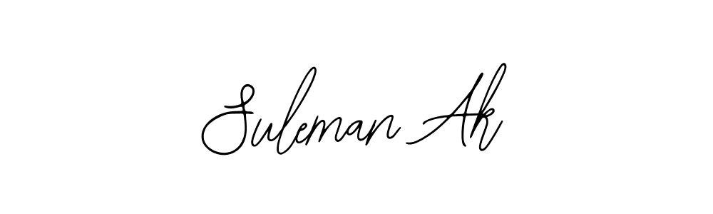 It looks lik you need a new signature style for name Suleman Ak. Design unique handwritten (Bearetta-2O07w) signature with our free signature maker in just a few clicks. Suleman Ak signature style 12 images and pictures png