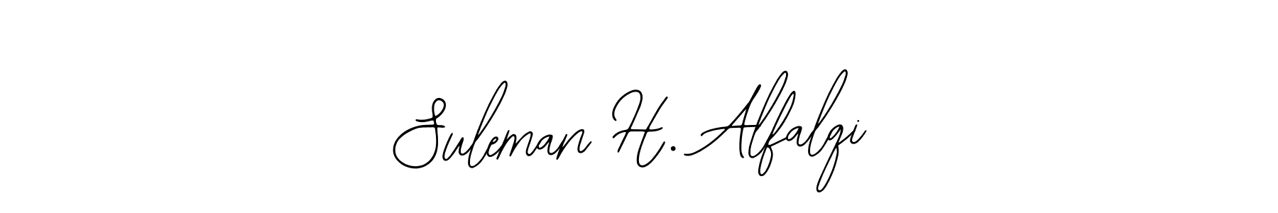 Create a beautiful signature design for name Suleman H. Alfalqi. With this signature (Bearetta-2O07w) fonts, you can make a handwritten signature for free. Suleman H. Alfalqi signature style 12 images and pictures png