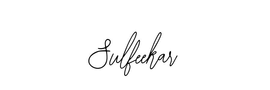 How to make Sulfeekar name signature. Use Bearetta-2O07w style for creating short signs online. This is the latest handwritten sign. Sulfeekar signature style 12 images and pictures png