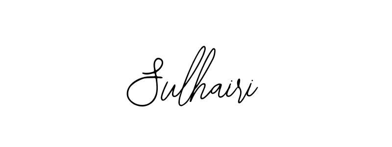 How to make Sulhairi name signature. Use Bearetta-2O07w style for creating short signs online. This is the latest handwritten sign. Sulhairi signature style 12 images and pictures png
