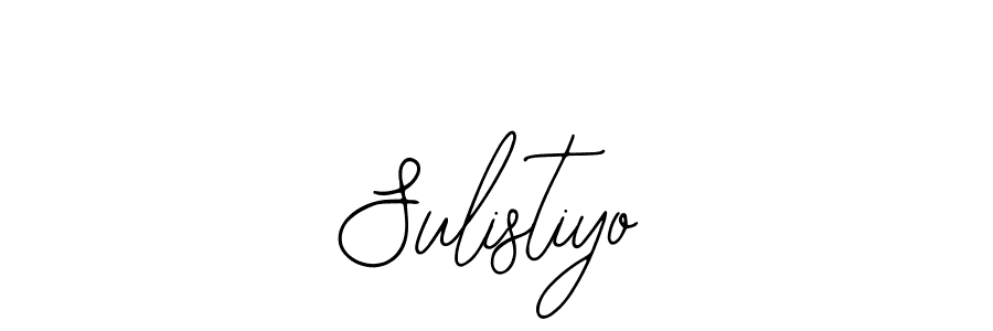 How to make Sulistiyo name signature. Use Bearetta-2O07w style for creating short signs online. This is the latest handwritten sign. Sulistiyo signature style 12 images and pictures png