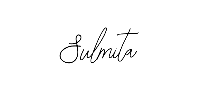 Design your own signature with our free online signature maker. With this signature software, you can create a handwritten (Bearetta-2O07w) signature for name Sulmita. Sulmita signature style 12 images and pictures png