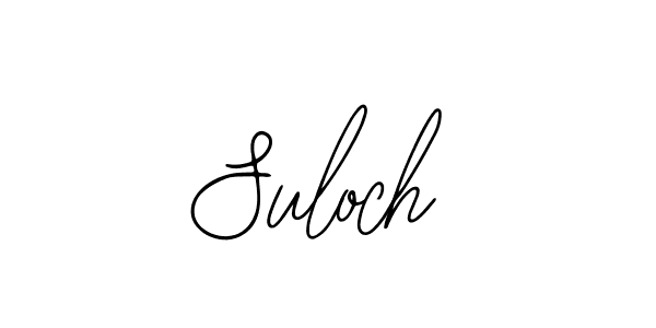 Suloch stylish signature style. Best Handwritten Sign (Bearetta-2O07w) for my name. Handwritten Signature Collection Ideas for my name Suloch. Suloch signature style 12 images and pictures png