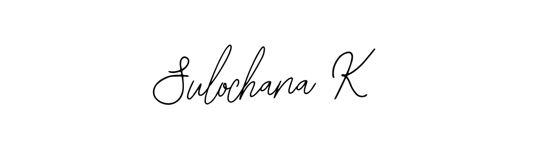 Make a beautiful signature design for name Sulochana K. With this signature (Bearetta-2O07w) style, you can create a handwritten signature for free. Sulochana K signature style 12 images and pictures png