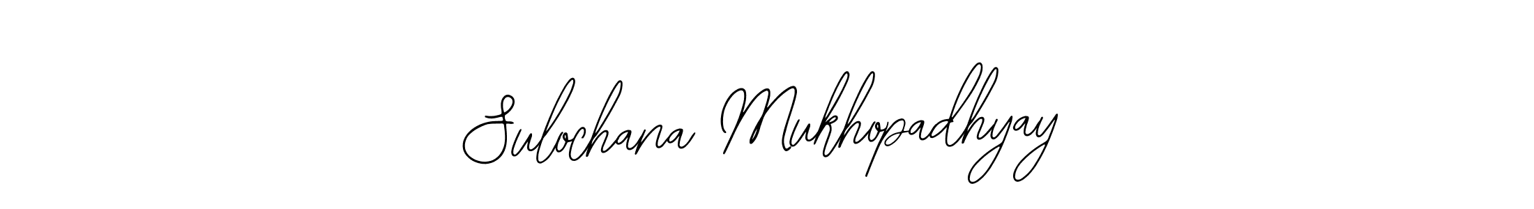 Sulochana Mukhopadhyay stylish signature style. Best Handwritten Sign (Bearetta-2O07w) for my name. Handwritten Signature Collection Ideas for my name Sulochana Mukhopadhyay. Sulochana Mukhopadhyay signature style 12 images and pictures png